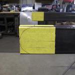 Rear frame layed out