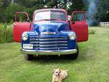 1950 Chevrolet 3600 Red White Blue Dennis Graham